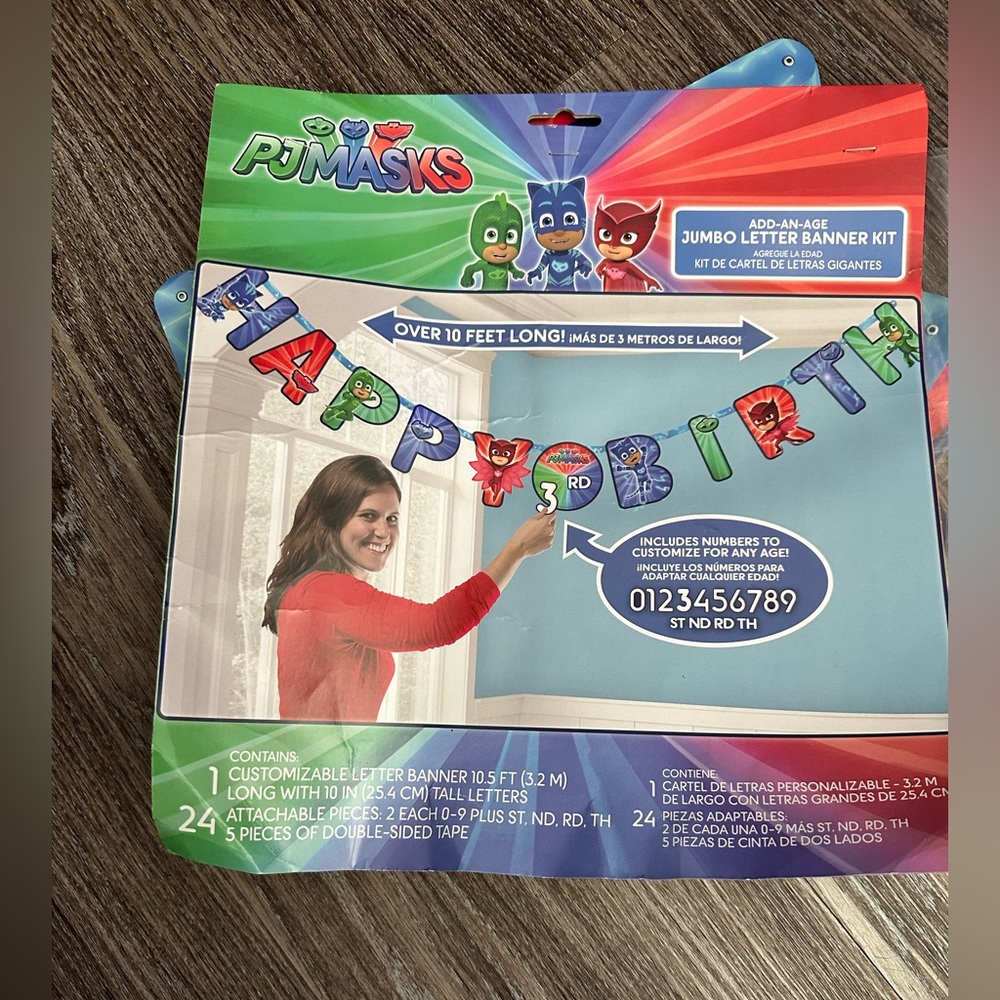 Pj Masks party supplies.